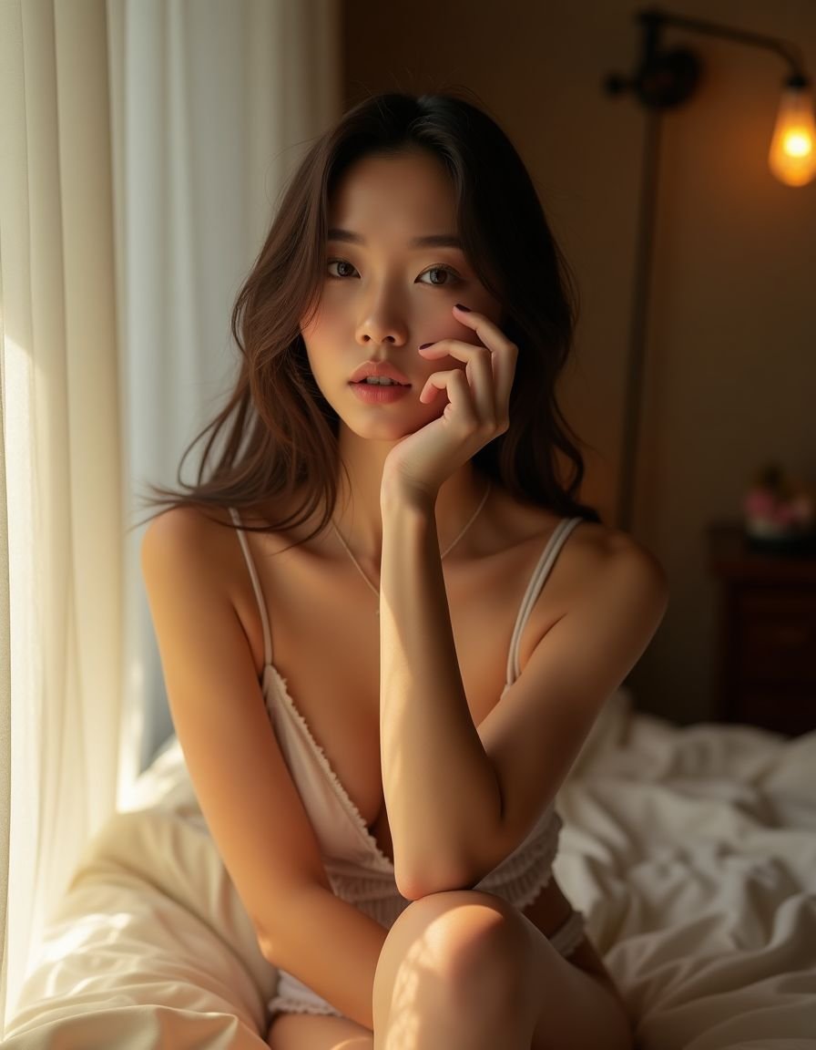 小密圈 巨乳 作品 - 丰盈之美 - 晨间慵懒